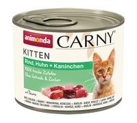 Animonda Carny Cat - Lattina Cuccioli Manzo, Pollo & Coniglio 200gx12