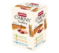 animonda Carny Country Adult 6 x 100 g Pacco misto umido per gatti - Varietà della fattoria