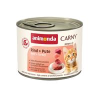 animonda Carny Kitten 12 x 200 g - Manzo & Tacchino