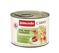 animonda Carny Kitten 24 x 200 g - Manzo, Pollo & Coniglio