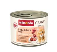 ANIMONDA Carny Kitten Beef&Chicken&Rabbit 200 g manzo, pollo e coniglio per gattini