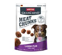 animonda Gran Carno Meat Chunks Medium / Maxi Snack per cani - Set %: 4 x 80 g Agnello puro