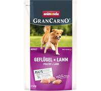 animonda Grancarno Adult - Cibo secco per cani senza cereali, pollame e agnello (1 x 4 kg), cibo secco per cani adulti, senza glutine e grano, cibo secco ad alta capacità