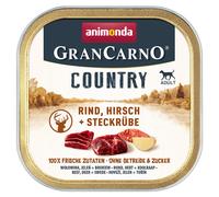 animonda GranCarno Adult Country 22 x 150 g umido per cane - Manzo, Cervo & Rapa