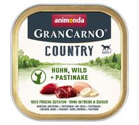 animonda GranCarno Adult Country 22 x 150 g umido per cane - Pollo, Selvaggina & Pastinaca