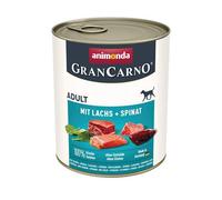 ANIMONDA GranCarno Adult Dog Salmone + Spinaci 800g