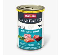Animonda GranCarno Adult scatoletta per cani - salmone, spinaci 400 g