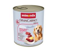 animonda GranCarno Adult Single Protein Sensitiv 24 x 800 g - Manzo puro & Patate