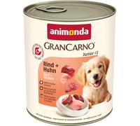 animonda GranCarno Junior cibo per cani, alimento umido per cani in crescita, ma