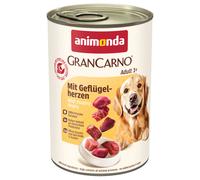 ANIMONDA GranCarno Adult with Poultry hearts 400 g con cuori di pollame per cani adulti
