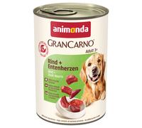 animonda GranCarno Original 12 x 400 g - Adult: Manzo + Cuori d'anatra