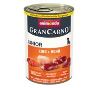 animonda GranCarno Original 24 x 400 g umido per cane - Junior: Manzo & Pollo