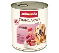 animonda GranCarno Original 12 x 800 g Umido per cane - Adult: Cuori