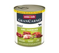 Animonda GranCarno Adult scatoletta, manzo, coniglio ed erbe 24 x 800 g (82767)