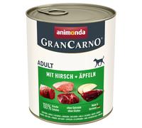 animonda GranCarno Original Adult 6 x 800 g Umido per cane - Cervo & Mela