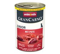 animonda GranCarno Original 12 x 400 g Umido per cane - Junior: Tacchino