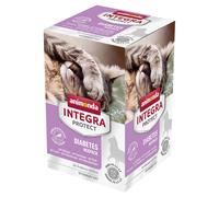 animonda Integra Protect Adult Diabetes Vaschetta umido per gatto - Set %: 24 x 100 g Mix: Pollame, Coniglio, Manzo, Salmone, Cuori di Tacchino, Fegato di Pollo