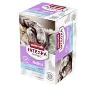 animonda Integra Protect Adult Diabetes Vaschetta umido per gatto - Set %: 24 x 100 g Salmone
