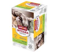 animonda Integra Protect Adult Sensitive Vaschetta umido per gatto - 6 x 100 g Tacchino Puro