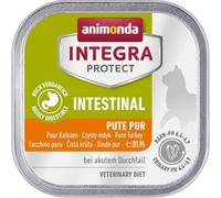 animonda Integra Protect Intestinal Puro (16x 100g) | Alimento Dietetico per Gatti con Diarrea e Vomito, Cibo Umido Facilmente Digeribile con Tacchino e Riso