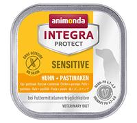 animonda INTEGRA PROTECT pollo sensibile + pastinaca (11 x 150 g), cibo dietetico per allergie ai mangimi, cibo sensibile per cani allergici, cibo umido per cani senza cereali