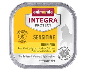animonda Integra Protect Sensitive Gatto, cibo dietetico per gatti, alimento umido in caso di allergie alimentari, puro pollo, 16 x 100 g