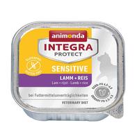 Animonda Cat Integra Protect Sensitive vaschetta, con agnello e riso 100 g (86851)