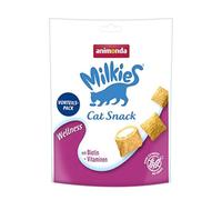 animonda Milkies, croccanti fagottini senza cereali per gatti, snack per gatti, Wellness, 6 x 120 g