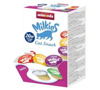 animonda Milkies Power, latte per gatti porzionato, Variety, 4 x 20 capsule da 15 g