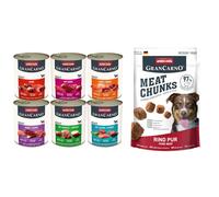 animonda umido 6 x 150 g / 400 g / 800 g + Meat Chunks Medium/Maxi Manzo, 80 g gratis! - Original Adult Mix 1 (6 gusti) 6 x 800 g + Meat Chunks Medium / Maxi Manzo puro, 80 g