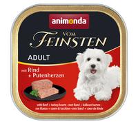 animonda Vom Feinsten 24 x 150 g Alimento umido per cani - Adult Senza Cereali: Manzo & Cuori di Tacchino