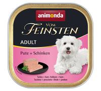 animonda Vom Feinsten Adult Senza Cereali 6 x 150 g Alimento umido per cane - Tacchino & Prosciutto