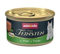 animonda Vom Feinsten Adult 12 x 85 g Alimento umido per gatti - Tacchino + Fagiano