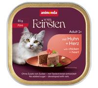 animonda vom Feinsten Adult 32 x 85 g - Pollo & Cuore Paté