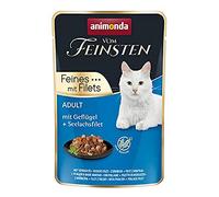 ANIMONDA Cat Vom Feinsten Adult Pollame + filetto di pollock bustina 85g