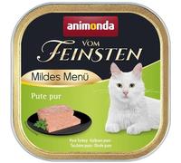 animonda Vom Feinsten Adult - Cibo umido per gatti adulti, menù delicato, tacchino, 32 x 100 g