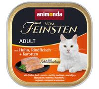 Animonda vom Feinsten Adult con cuore prelibato 6 x 100 g - Pollo, Manzo & Carote