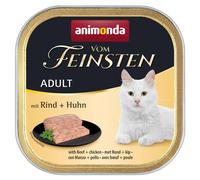 Animonda Vom Feinsten Adult con Manzo e Pollo 100gx32