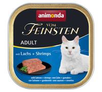 Animonda Vom Feinsten Adult con Salmone e Gamberetti 100gx32