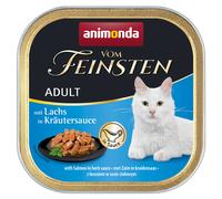 Animonda Vom Feinsten Adult con salmone in salsa di erbe 100gx32