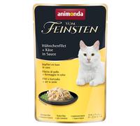 animonda vom Feinsten Adult in Salsa 36 x 50 g Umido per gatto - Filetto di pollo + Formaggio in salsa