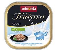animonda Vom Feinsten Adult Milkies in Salsa 64 x 100 g Umido per gatto - Tacchino in Salsa di yogut