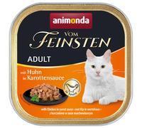 animonda Vom Feinsten Adult NoGrain in salsa 6 x 100 g Alimento umido gatto - Pollo in salsa di carote