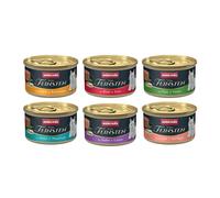 animonda Vom Feinsten Adult Pacco misto 72 x 85 g Alimento umido per gatti - Mix: Pollo & Coniglio, Tacchino & Fagiano, Salmone & Pollame, Pollo & Tonno, Pollo & Agnello, Manzo & Anatra