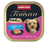 Animonda Vom Feinsten Dog - Adult Mini con pollo, salmone & aneto 100gx32