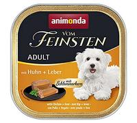 animonda Vom Feinsten - Gustoso cibo umido per cani adulti, con pollo + fegato, 22 x 150 g