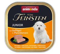 animonda Vom Feinsten Junior cibo per ca 1 unità Con pollame + cuori di tacchino