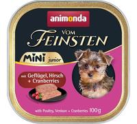 animonda Vom Feinsten Junior Mini con pollame, cervo + mirtilli rossi, 32 x 100 g