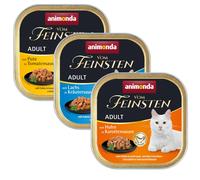 animonda vom Feinsten Pacco misto 32 x 100 g Umido per gatto - NoGrain in salsa: Tacchino, Salmone, Pollo