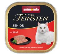 animonda vom Feinsten Senior 6 x 100 g Alimento umido per gatti - Manzo